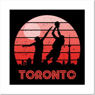 Retro Sunset Toronto Ball Posters and Art